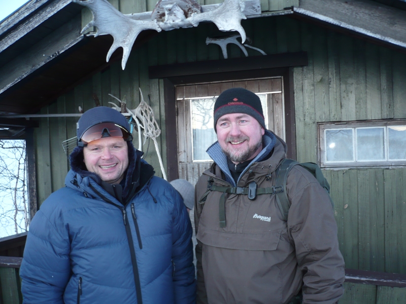 Klubbmester Svein Erik og dommer Rune Mikalsen